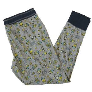 Despicable Me - Minion Made Women's Pajama Pants with Cuffed Ankles Size Large